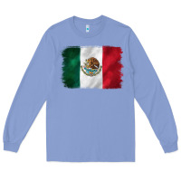 Colony Blue mexican flag Long Sleeve Tee - CTS Tumbler Store