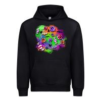 Black halloween candy patches Urban Hoodie - BundleAndBundleShop