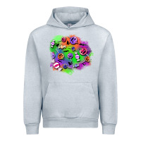 Heather Grey halloween candy patches Urban Hoodie - BundleAndBundleShop