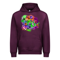 Mauve Wine halloween candy patches Urban Hoodie - BundleAndBundleShop