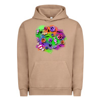 Pigment Burro halloween candy patches Urban Hoodie - BundleAndBundleShop
