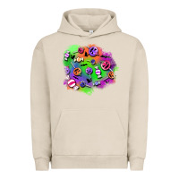 Pigment French Oak halloween candy patches Urban Hoodie - BundleAndBundleShop