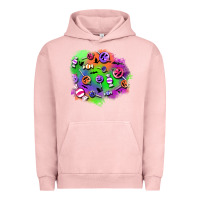 Pigment Salmon halloween candy patches Urban Hoodie - BundleAndBundleShop
