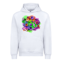 White halloween candy patches Urban Hoodie - BundleAndBundleShop