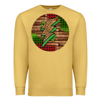 Antique Gold leopard lightning bolt Christmas Premium Sweatshirt - Jasminsmagicworld