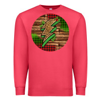 Cardinal leopard lightning bolt Christmas Premium Sweatshirt - Jasminsmagicworld