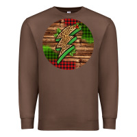 Chestnut leopard lightning bolt Christmas Premium Sweatshirt - Jasminsmagicworld