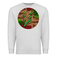 Dove Grey leopard lightning bolt Christmas Premium Sweatshirt - Jasminsmagicworld