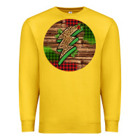 Lemon leopard lightning bolt Christmas Premium Sweatshirt - Jasminsmagicworld