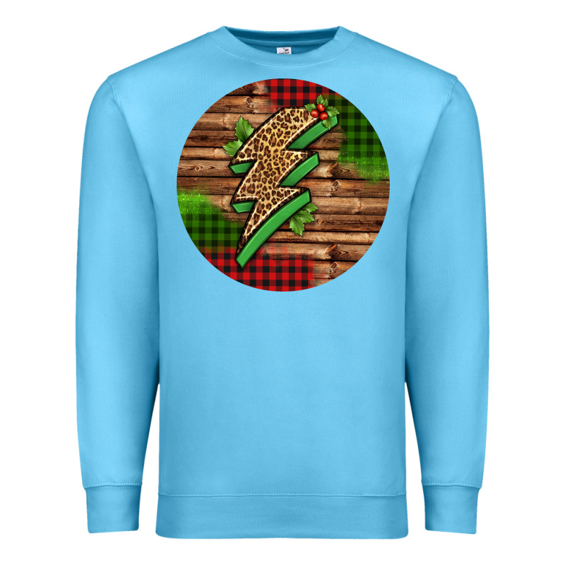 Leopard Lightning Bolt Christmas Premium Sweatshirt by Jasminsmagicworld | Teevron