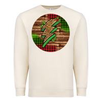 Sandshell leopard lightning bolt Christmas Premium Sweatshirt - Jasminsmagicworld