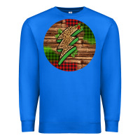 True Royal leopard lightning bolt Christmas Premium Sweatshirt - Jasminsmagicworld