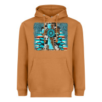 Meerkat cross gemstone background Heavyweight Hoodie - AdoDesignShop