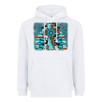 White cross gemstone background Heavyweight Hoodie - AdoDesignShop