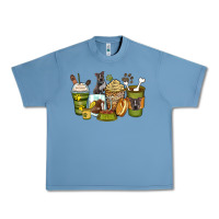 Pebble Blue pitbull coffee cups Urban Heavy Tee - Zillion Design Studio