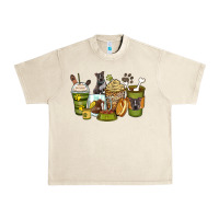 Sandshell pitbull coffee cups Urban Heavy Tee - Zillion Design Studio