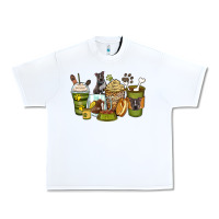 White pitbull coffee cups Urban Heavy Tee - Zillion Design Studio