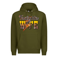 Army Green firefighter wife lightning bolt Premium Hoodie - NancyCooperArtShop