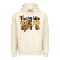 Tofu firefighter wife lightning bolt Premium Hoodie - NancyCooperArtShop