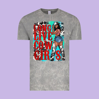 Long Live Cowgirls Vintage Tee Designed By Texasbilliewilder
