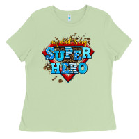 Matcha my dad is my super hero Ladies Tee - AdoDesignShop