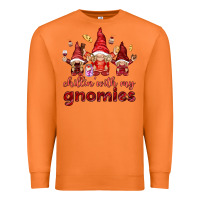 Carrot chilling with my gnomies Premium Sweatshirt - NancyCooperArtShop