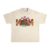 Sandshell mom bear with sunflowers Urban Heavy Tee - RanaPortraitStore