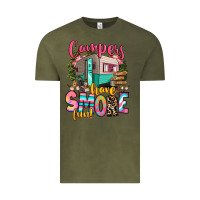 Vintage Olive campers have smore fun Vintage Tee - RanaPortraitStore