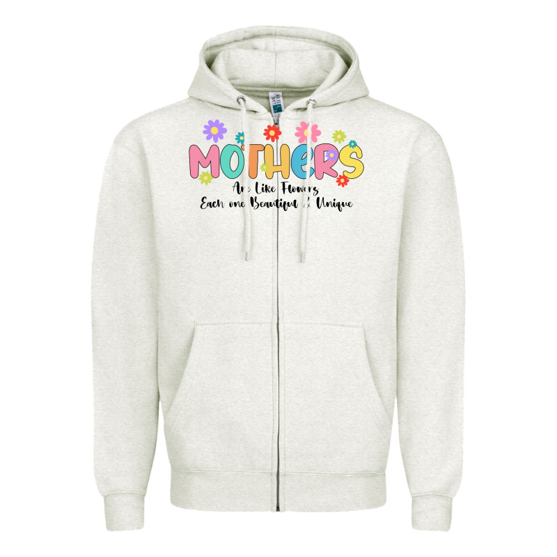 Mothers Are Like Flower Zipper Hoodie by JahusDesignShop | Teevron