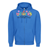 True Royal mothers are like flower Zipper Hoodie - JahusDesignShop