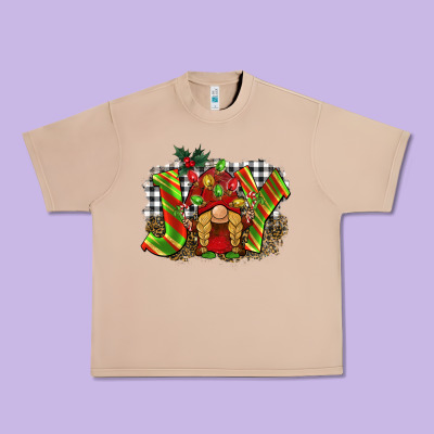 Christmas Joy Gnome Urban Heavy Tee Designed By Barkaloodesign