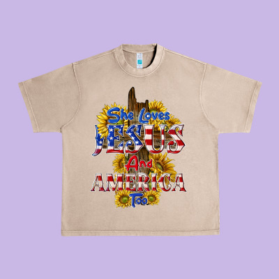 Urban Heavy Tee she loves jesus