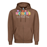 Chestnut mothers are like flower Zipper Hoodie - JahusDesignShop
