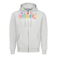 Dove Grey mothers are like flower Zipper Hoodie - JahusDesignShop