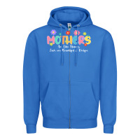 True Royal mothers are like flower Zipper Hoodie - JahusDesignShop