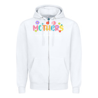 White mothers are like flower Zipper Hoodie - JahusDesignShop
