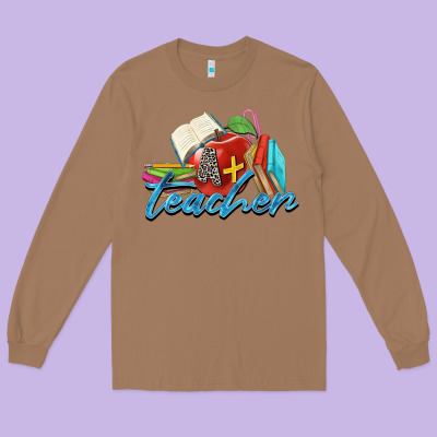 A  Teacher Long Sleeve Tee Designed By Zillion Design Studio
