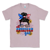 Lilac All American girl 4th of July Classic Tee - CowGirlArtShop
