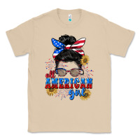 Mushroom All American girl 4th of July Classic Tee - CowGirlArtShop
