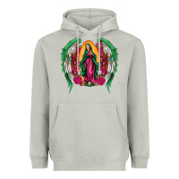 Moon Dust mexican flag wings our lady of guadalupe Heavyweight Hoodie - Artiststas