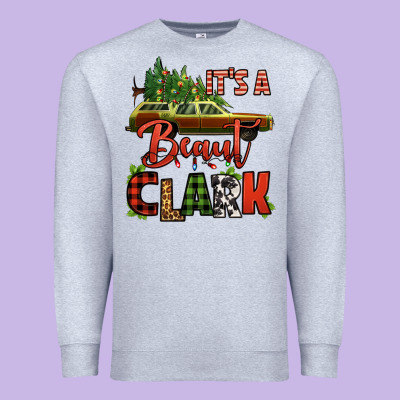 It's A Beaut Clark Christmas Vacation Car Premium Sweatshirt Designed By Jasminsmagicworld