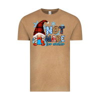 Not Made For Winter With Gnome Vintage Tee | Teevron