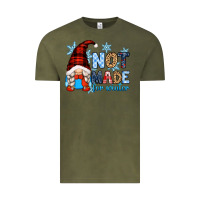 Vintage Olive not made for winter with gnome Vintage Tee - Zillion Design Studio