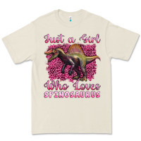 Bone just a girl who loves baby spinosaurus Premium Tee - Artiststas