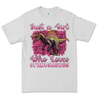 Just A Girl Who Loves Baby Spinosaurus Premium Tee | Teevron