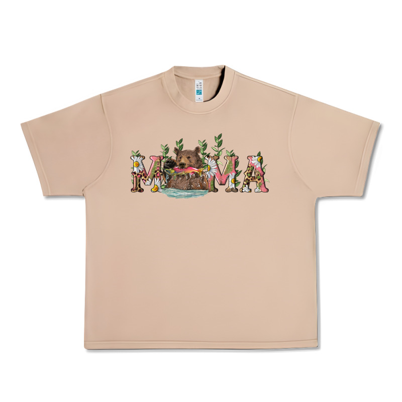 Mama With Bear And Daisy Urban Heavy Tee by RanaPortraitStore | Teevron