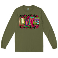 Army Green mexican love Long Sleeve Tee - CTS Tumbler Store