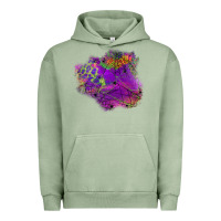 Pigment Oil Green halloween spider web for patches Urban Hoodie - BundleAndBundleShop
