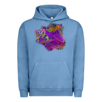 Pigment Pebble Blue halloween spider web for patches Urban Hoodie - BundleAndBundleShop