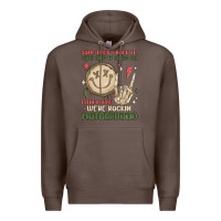 Coffee some days i rock it some days it rocks me either w Premium Hoodie - MaliasSmallBusiness
